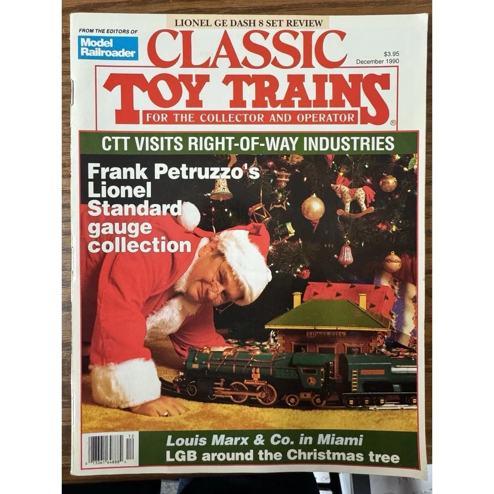 Classic Toy Trains Magazine - December 1990